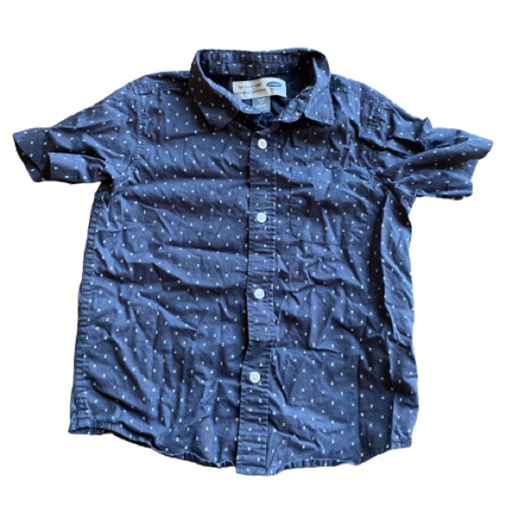 {preloved} Boy’s Old Navy Printed Button Down Top